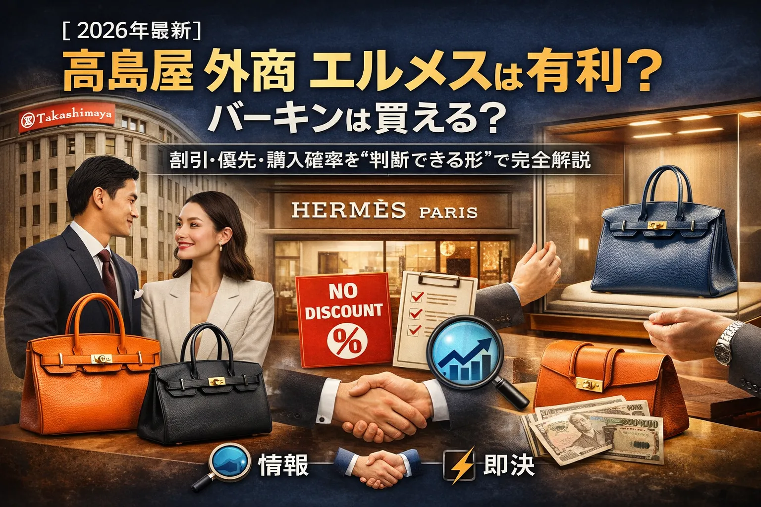 【2026年最新】高島屋 外商 エルメスは有利？バーキンは買える？割引・優先・購入確率を“判断できる形”で完全解説.webp