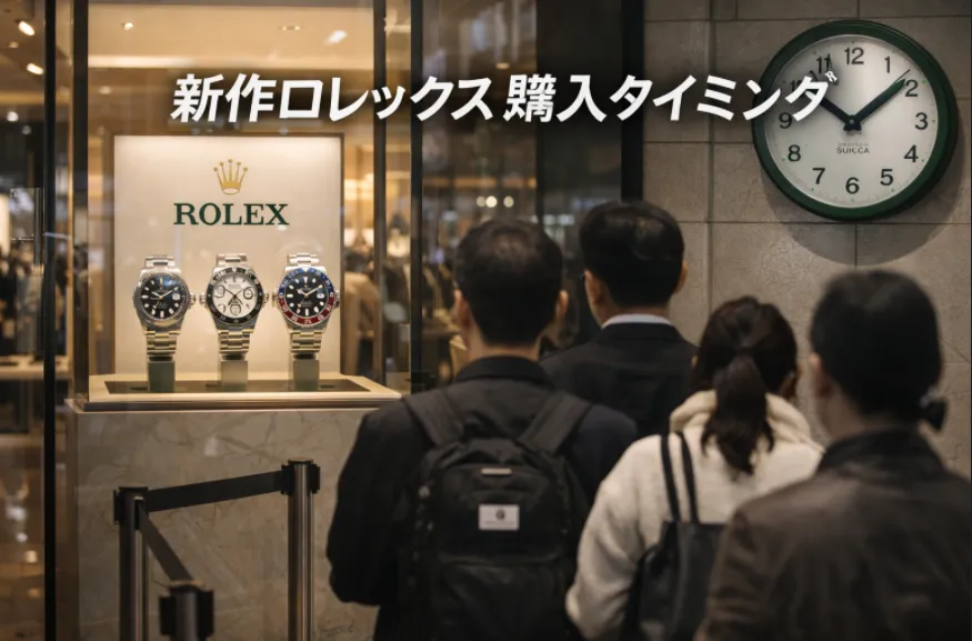 6. 日本で新作ロレックスを購入できるタイミング.webp
