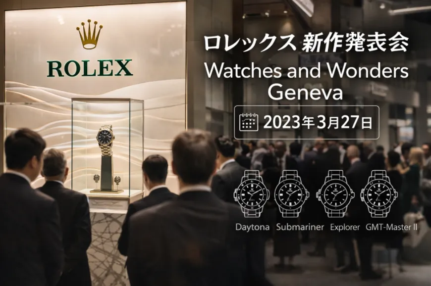 2. ロレックス新作が発表されるイベントと日程.webp