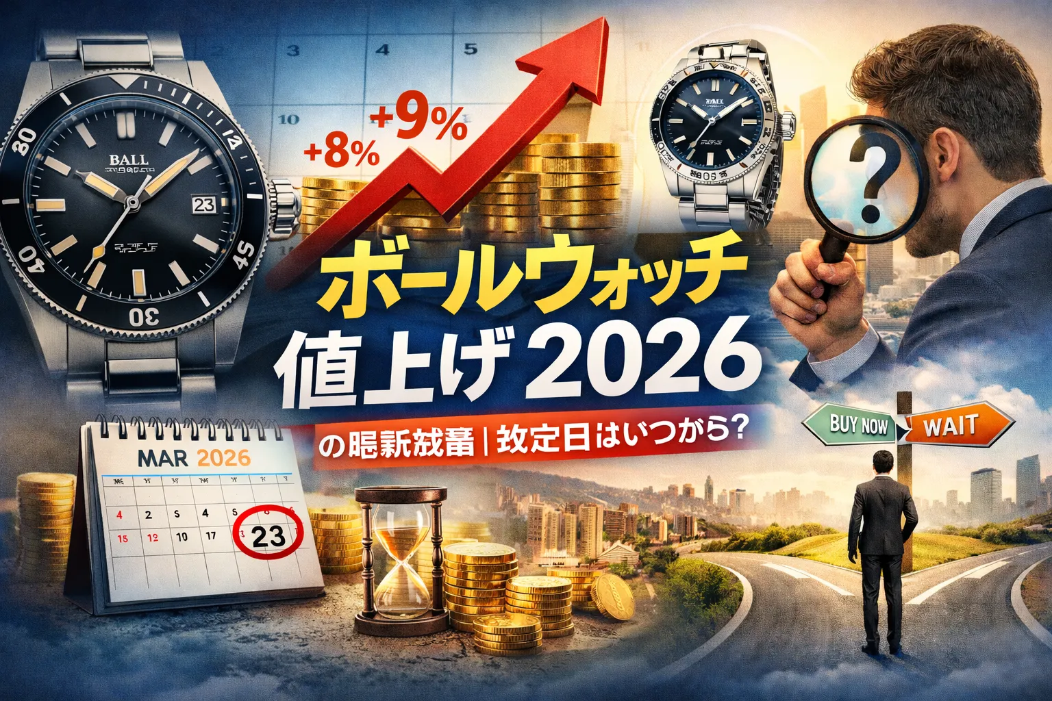 【2026速報】ボールウォッチ値上げ2026はいつ？ 価格改定日・値上げ率・対象モデル・今買うべき人まで徹底解説