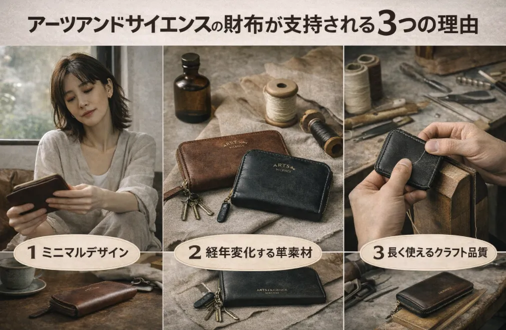 6. アーツアンドサイエンスの財布が支持される3つの理由.webp