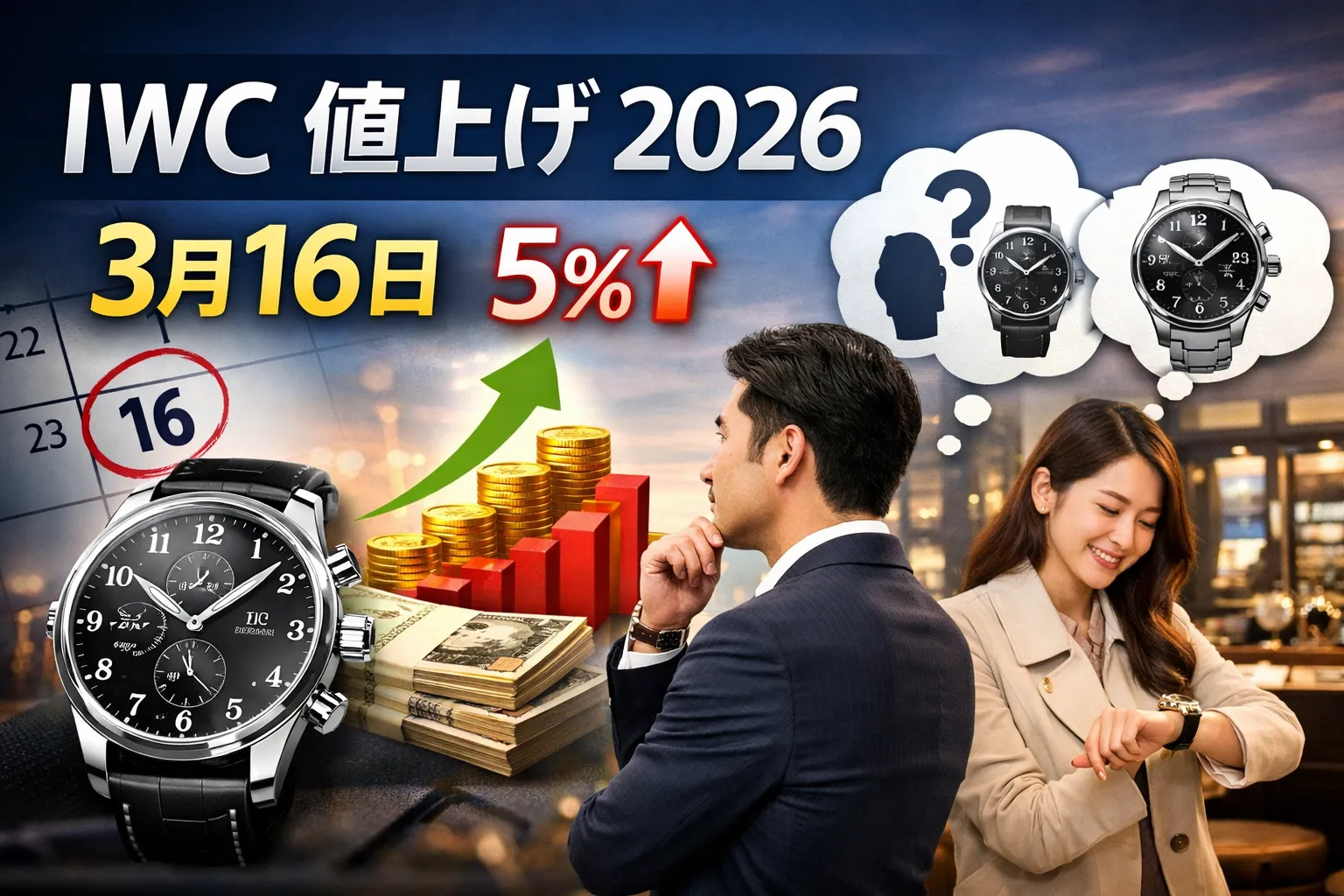 IWC 値上げ2026はいつ？3月16日価格改定｜一部モデル約5％の影響・今買うべき人を徹底解説