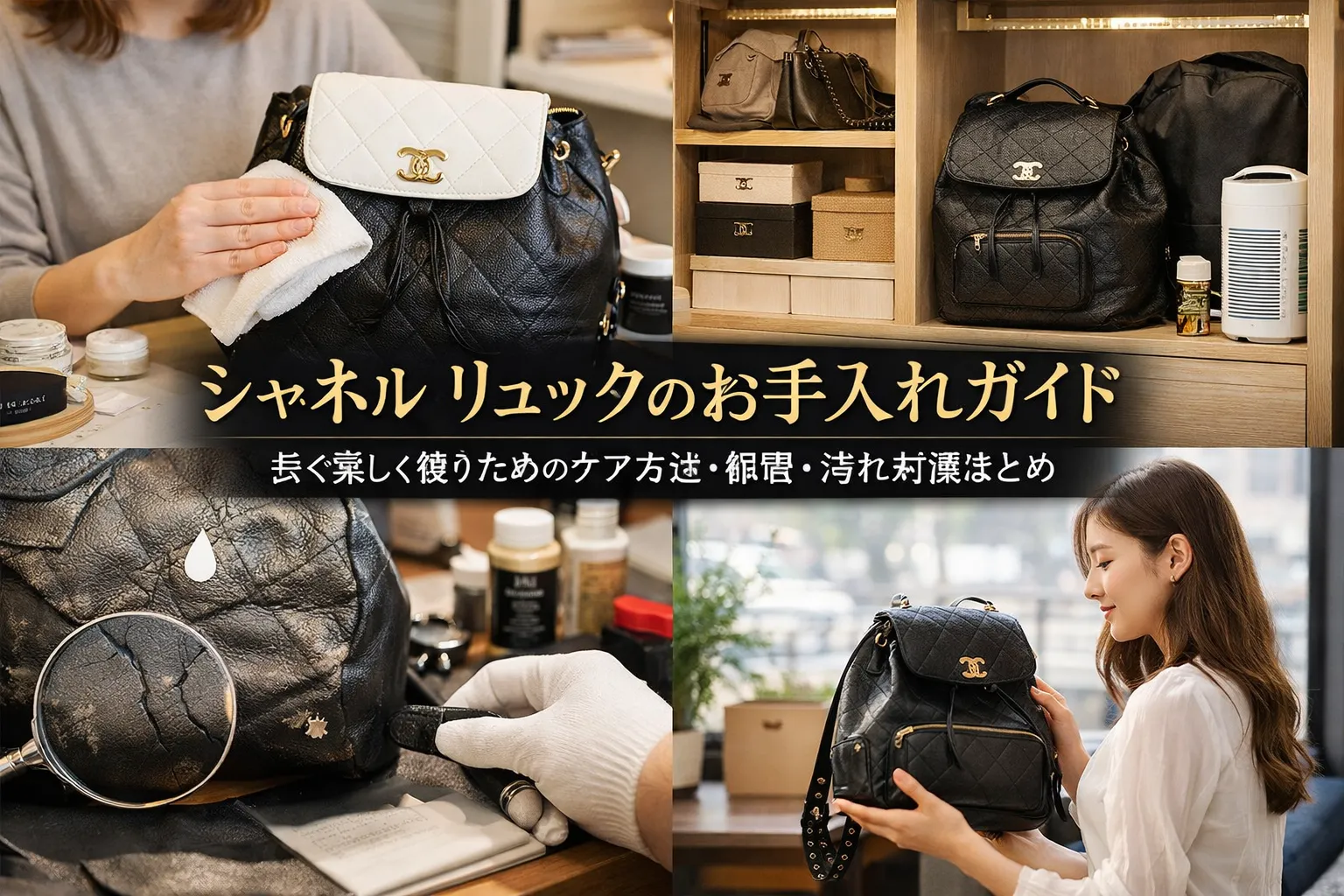 シャネル リュックのお手入れガイド 長く美しく使うためのケア方法・保管・汚れ対策まとめ