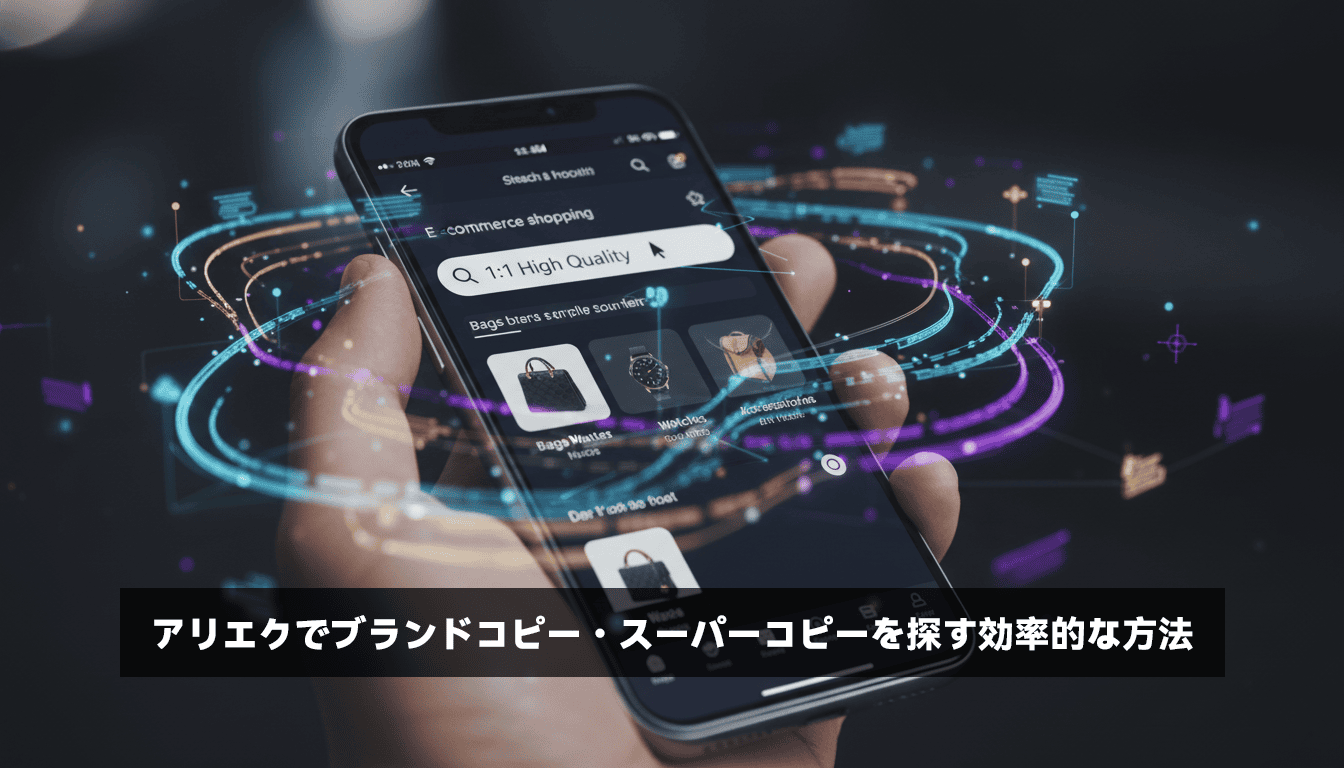 アリエクでブランドコピー・スーパーコピーを探す効率的な方法