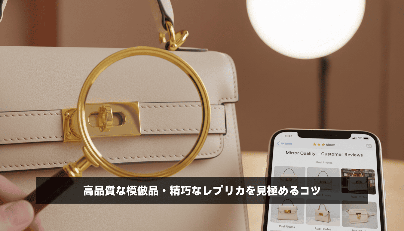 高品質な模倣品・精巧なレプリカを見極めるコツ