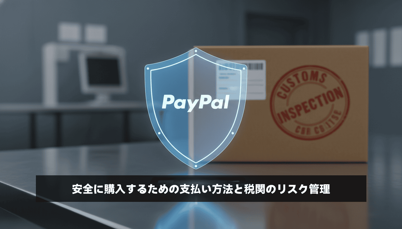 安全に購入するための支払い方法と税関のリスク管理