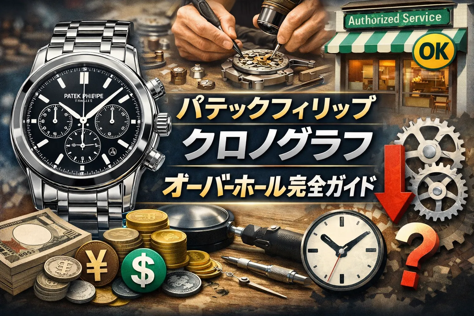 パテックフィリップ クロノグラフ オーバーホール完全ガイド 料金・周期・正規修理・価値への影響まで解説