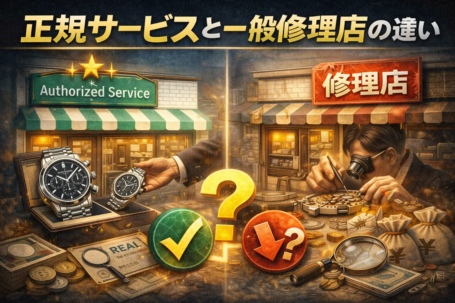 4. 正規サービスと一般修理店の違い.webp