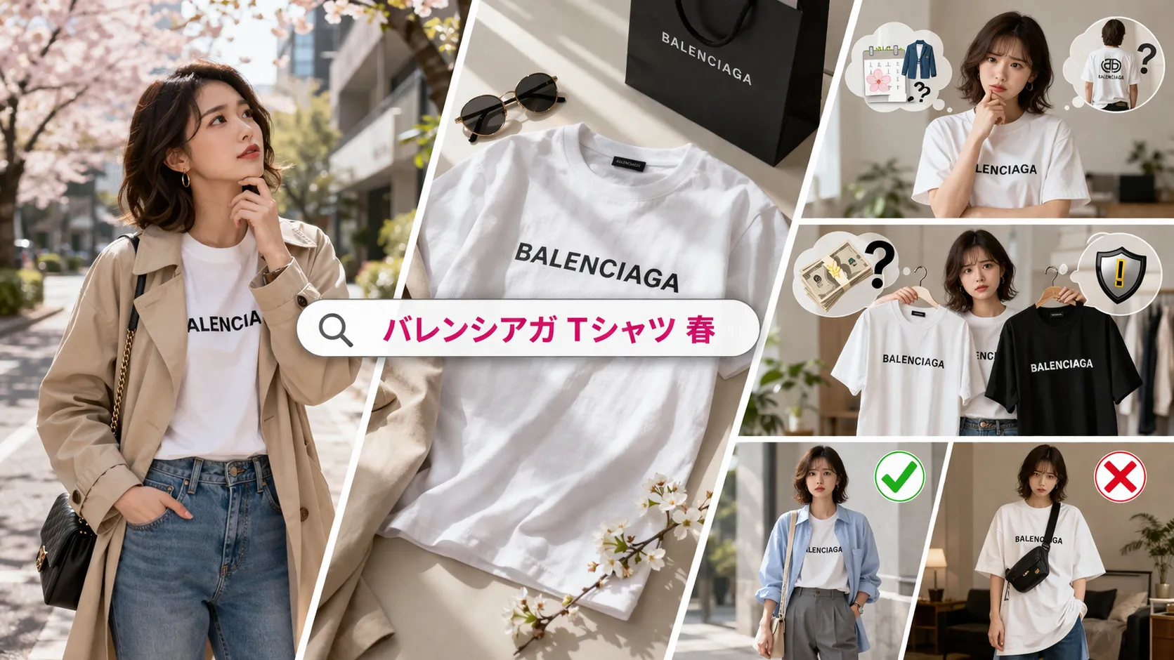 バレンシアガ Tシャツ 春を検索する人の本当の意図.webp