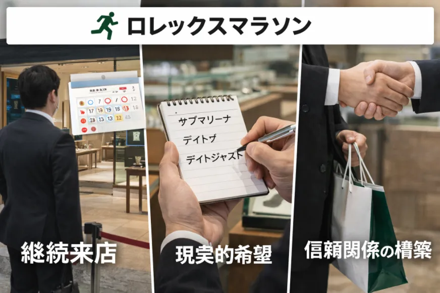 6. ロレックスマラソンとは｜実際に買えた人の行動パターン.webp
