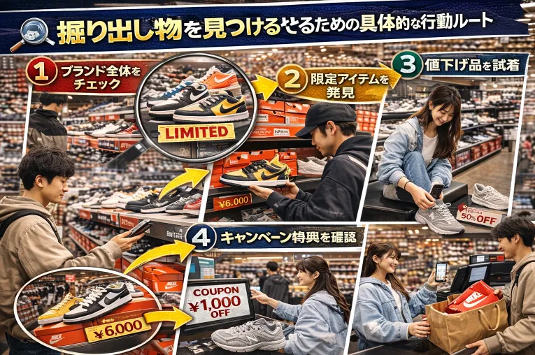 4. 実際に掘り出し物を見つける具体的な行動ルート.webp