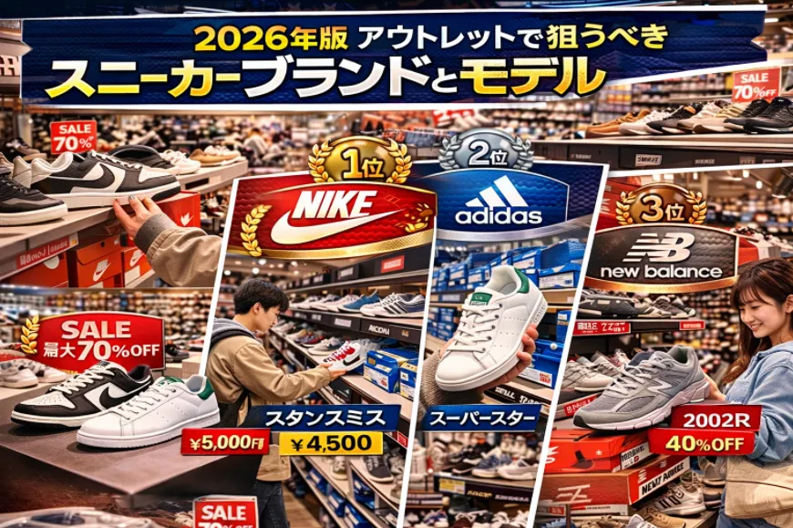 3. 2026年版｜アウトレットで狙うべきスニーカーブランドとモデル.webp