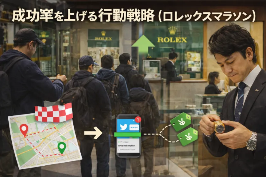 ⑥ 成功率を上げる行動戦略（ロレックスマラソン）.webp