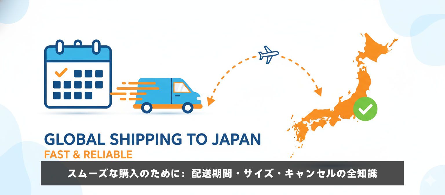 日本全国への配送期間とサイズ選びをサポートするankopiの購入ガイド