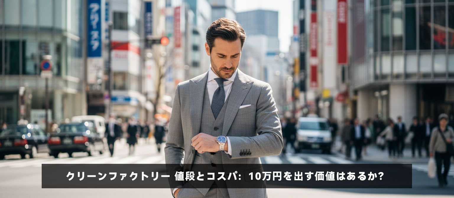 クリーンファクトリー 値段以上の価値を感じる着用シーン。10万円台で手に入る最高峰の満足感。
