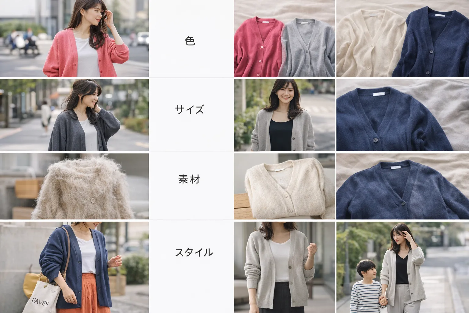 めめ風カーディガン選びの比較表.webp