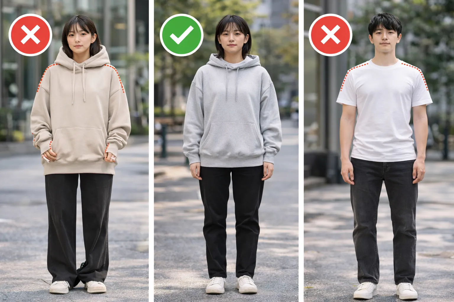 ダサく見えない基準｜大きすぎる・小さすぎるの境界線.webp