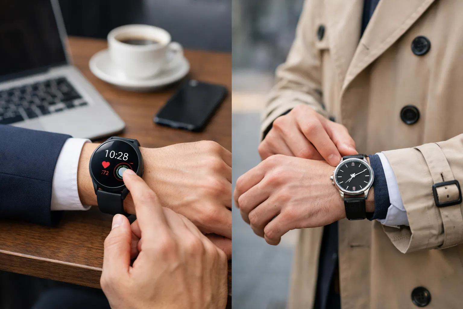 スマートウォッチと普通の時計を両方使うのって実際どう？ 不自然に見えにくい使い分け方と、後悔しにくい考え方