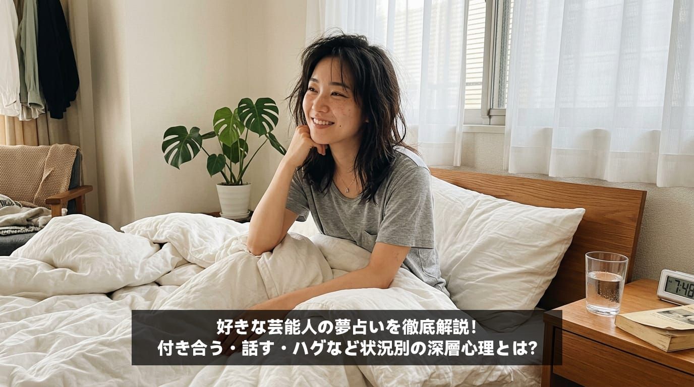 好きな芸能人の夢占いを徹底解説！付き合う・話す・ハグなど状況別の深層心理とは？