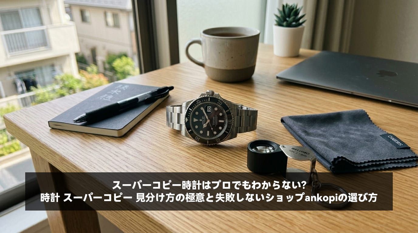 スーパーコピー時計はプロでもわからない？時計 スーパーコピー 見分け方の極意と失敗しないショップankopiの選び方