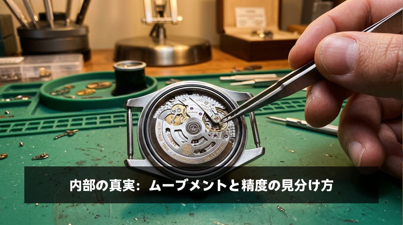 スーパーコピー時計の内部ムーブメントとクローン機芯の構造