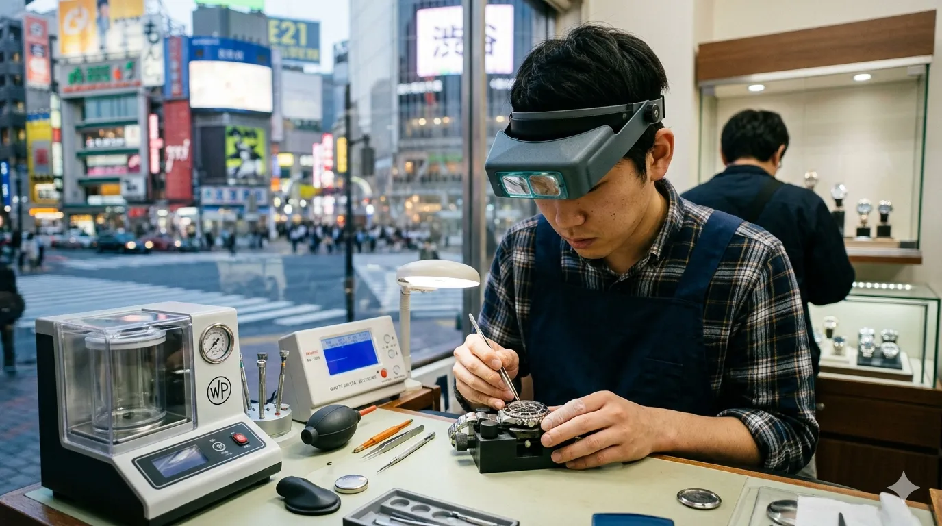渋谷で時計の電池交換ならどこが正解？料金相場・即日対応・高級時計・防水検査まで徹底解説