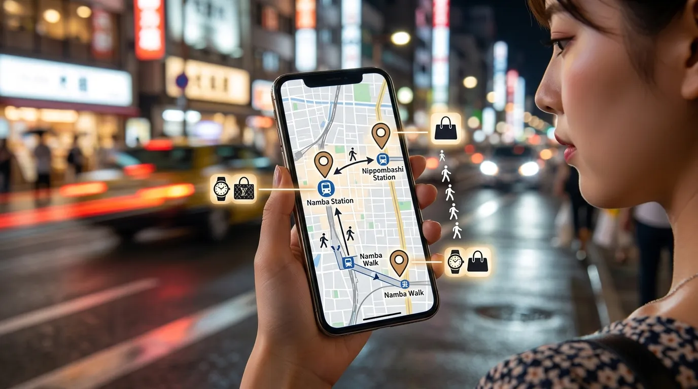 2. 難波の人気スーパーコピー店一覧とアクセス情報.webp