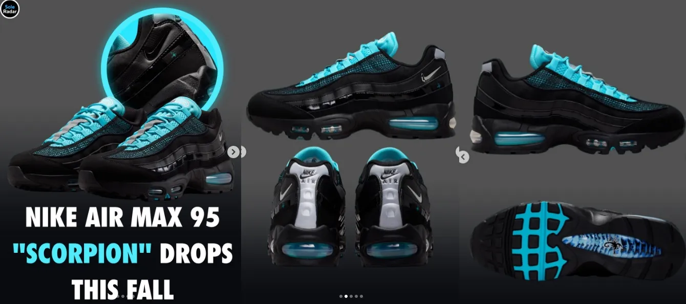 Nike Air Max 95 Big Bubble の新作は“サソリ”をイメージした “Scorpion”.webp