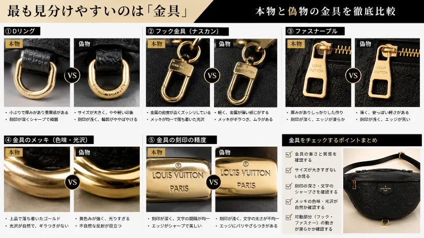 最も見分けやすいのは「金具」.webp