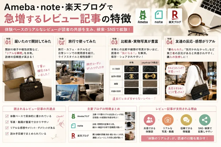 Ameba・note・楽天ブログで急増するレビュー記事の特徴.webp