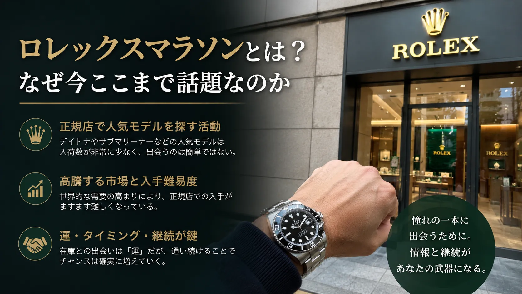 ロレックスマラソンとは？なぜ今ここまで話題なのか.webp