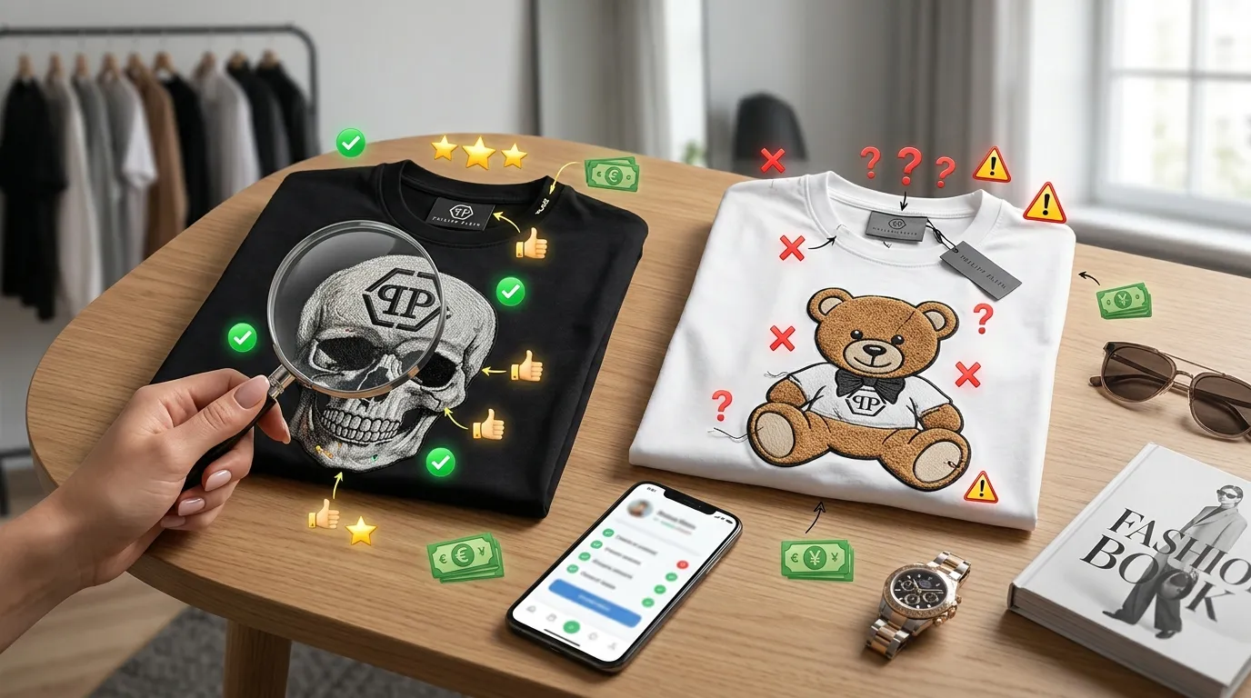 【2026年最新版】philipp plein tシャツ 偽物 見分け方｜価格相場・本物判定・購入リスク完全ガイド