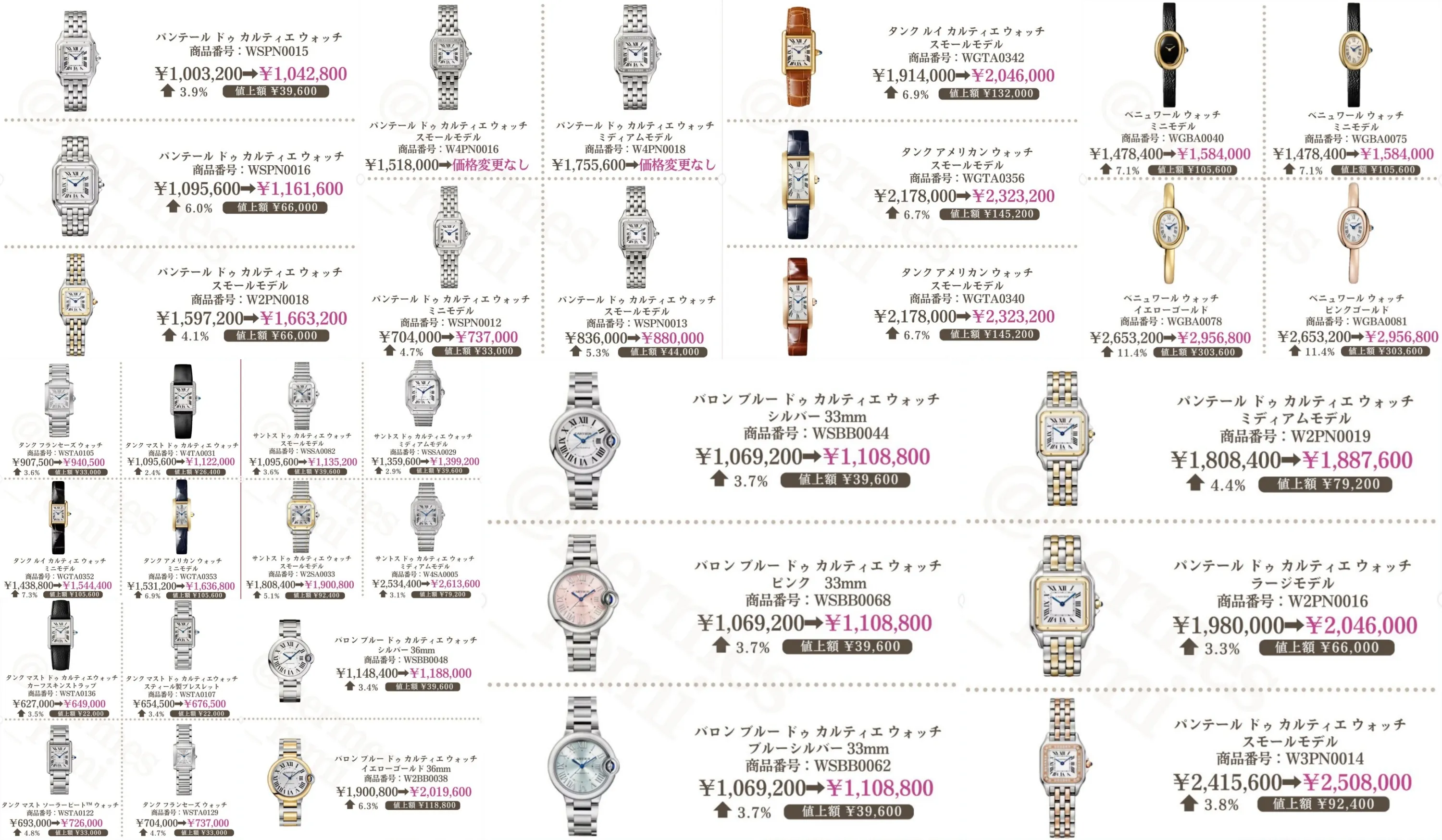 3. 【一覧】カルティエ主要モデルの値上げ率と最新価格.webp
