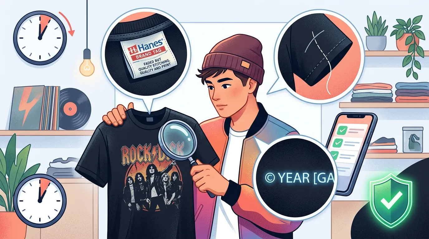 【2026年完全版】バンドTシャツ 偽物 見分け方｜初心者でも5分で判断できる本物チェック基準＋失敗しない購入ガイド