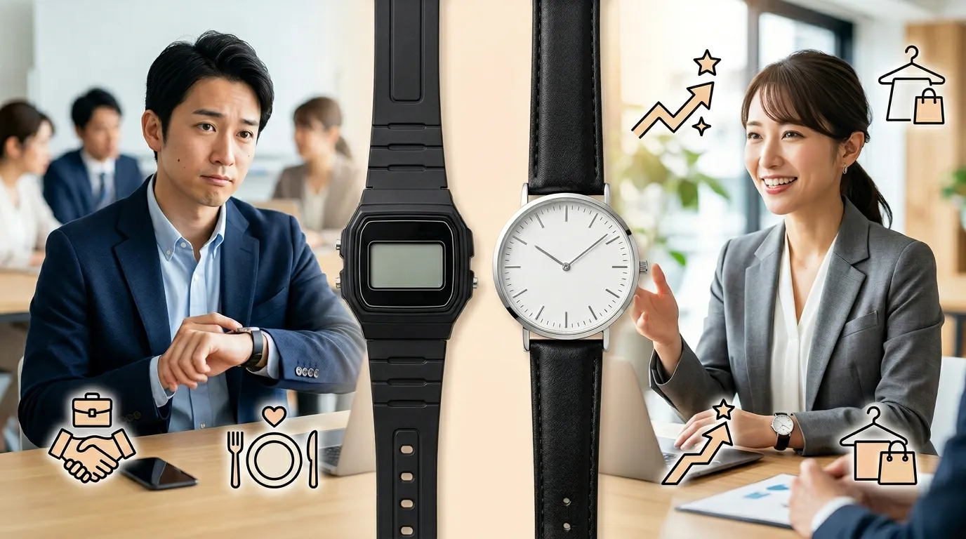 2000円の腕時計は恥ずかしい？社会人・デート・面接でのリアル評価と “高見えする選び方”｜安くてもバレないコツ完全ガイド