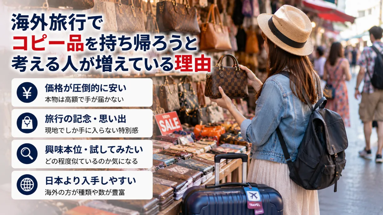 2. 海外旅行でコピー品を持ち帰ろうと考える人が増えている理由.webp