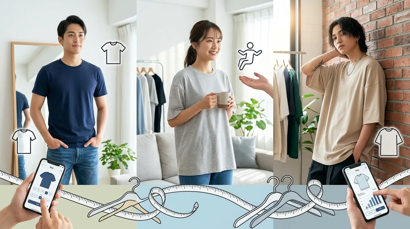 ▶ サイズの選び方｜ジャスト・ゆったり・オーバーサイズ.webp