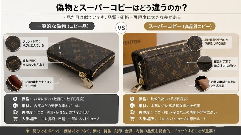 4. 夜市で見かける偽物とスーパーコピーは本当に同じものなのか.webp