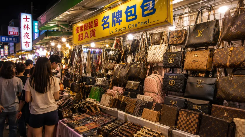 2. 昔の士林夜市にはコピー商品があると言われていた理由.webp