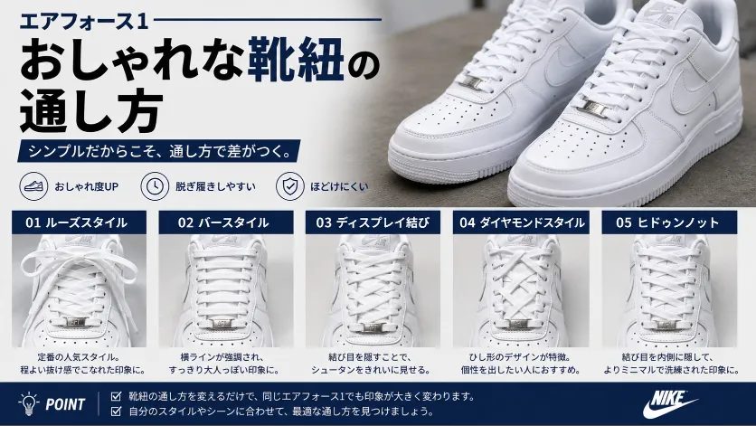 7.エアフォース1のおしゃれな靴紐の通し方.webp