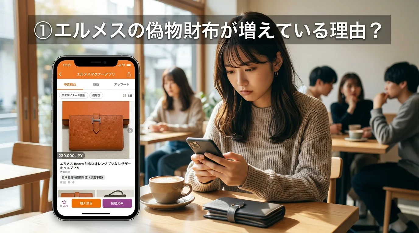 ① エルメス財布の偽物が増えている理由とは？.webp