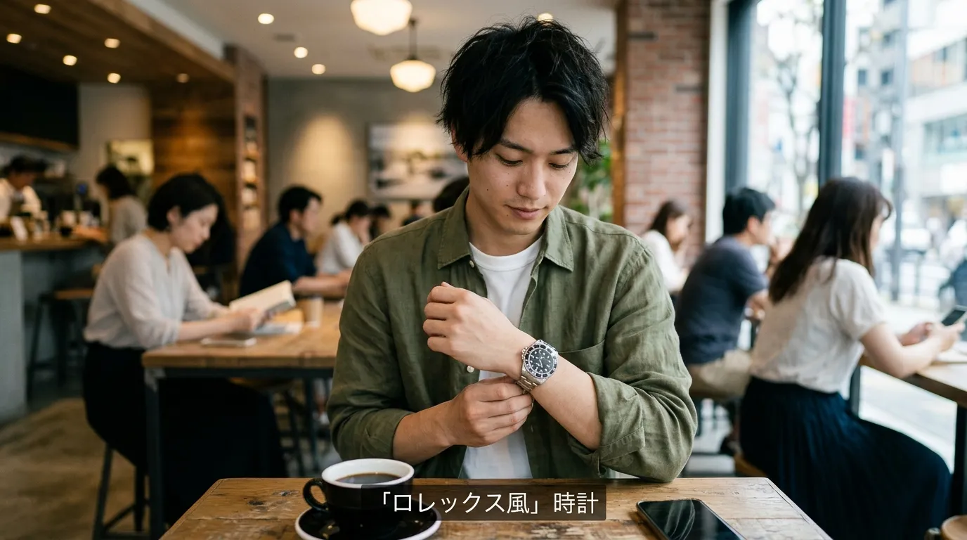 ⑦ ロレックス風時計はダサい？口コミ・評判・実際の評価を検証.webp