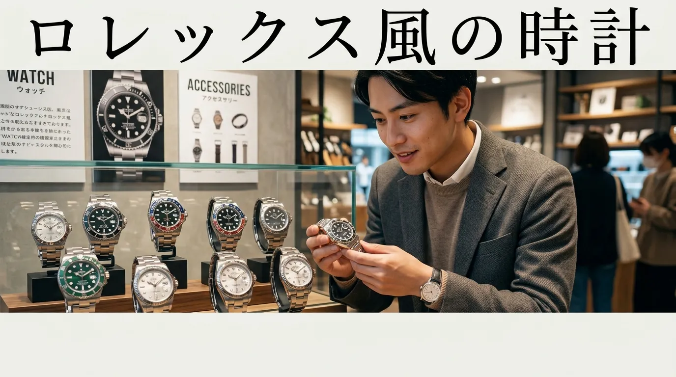 ① ロレックス風時計とは？本物との違いをわかりやすく解説.webp