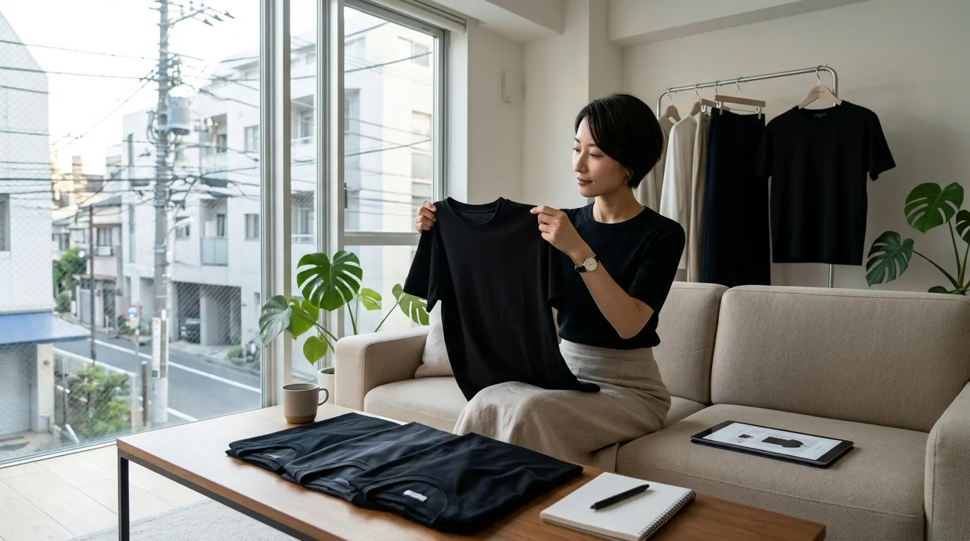 ⑧ まとめ｜自分に似合う黒Tシャツを選ぶ方法.webp