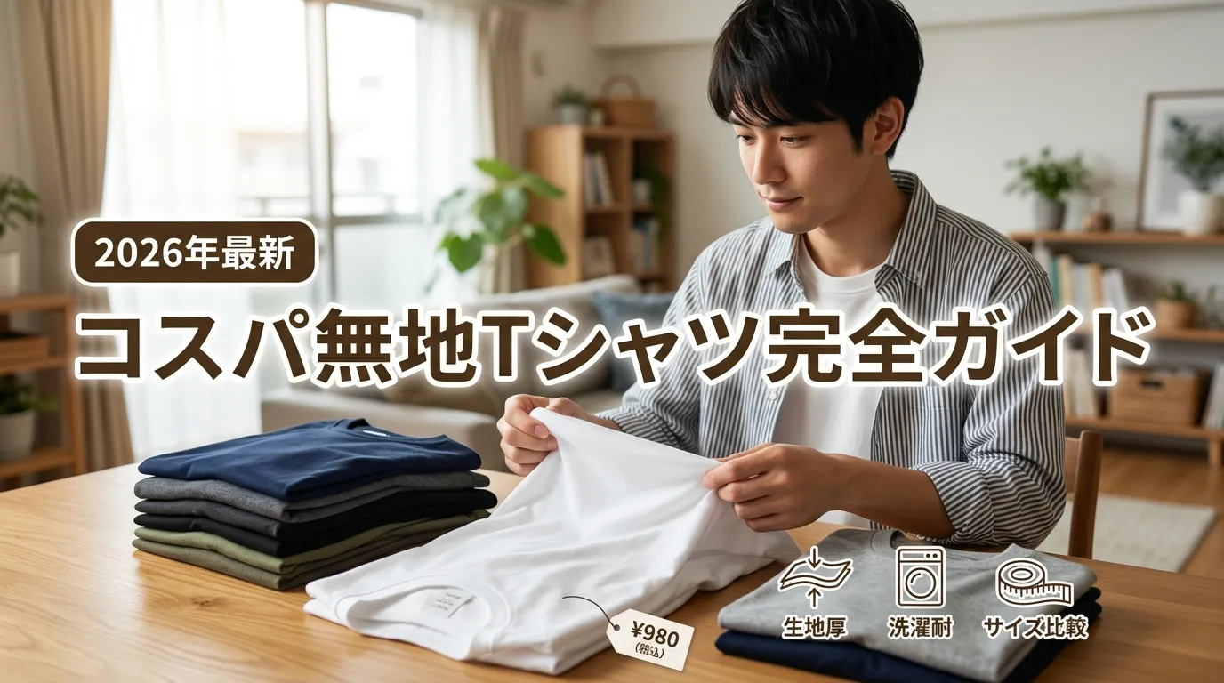 【2026年最新版】t シャツ 無地 安いおすすめ完全ガイド｜1000円以下で高コスパ！人気ブランド・選び方・購入先まで徹底比較