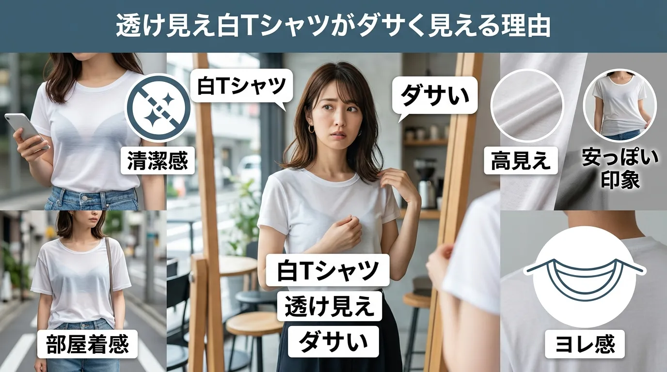 ① 白Tシャツが透けるとダサく見えると言われる理由.webp