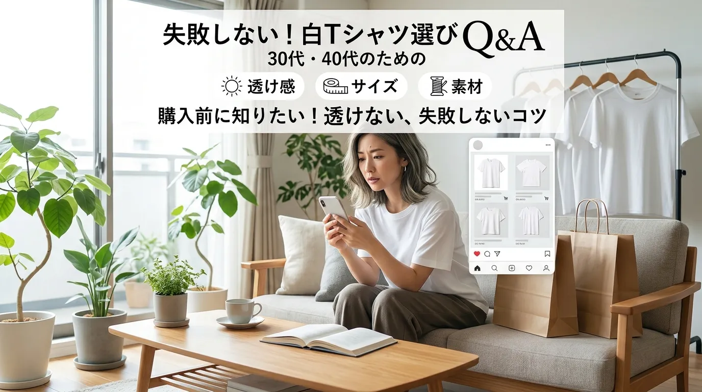 ⑦ 白Tシャツ レディース購入前によくある質問Q&A.webp
