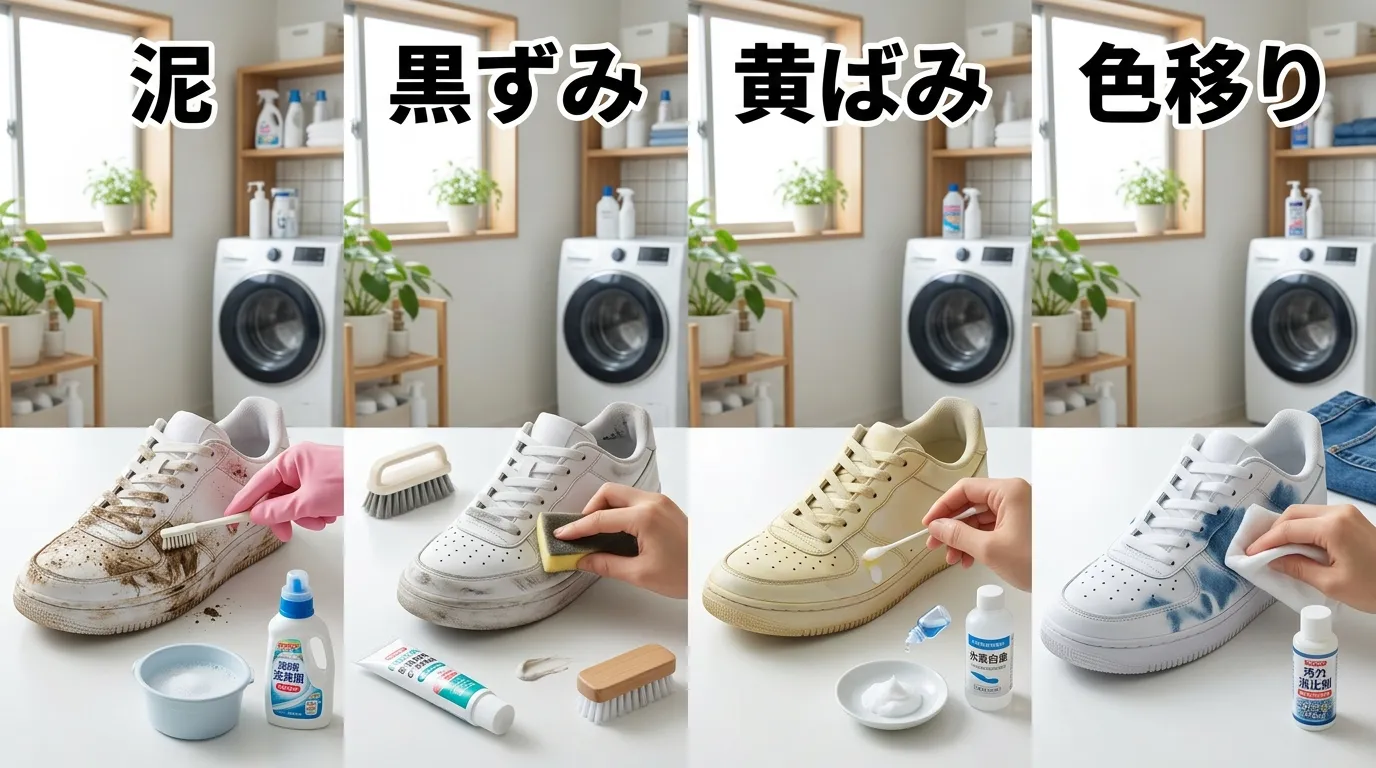 ④ 泥・黒ずみ・黄ばみ・色移り…汚れ別の正しい落とし方.webp
