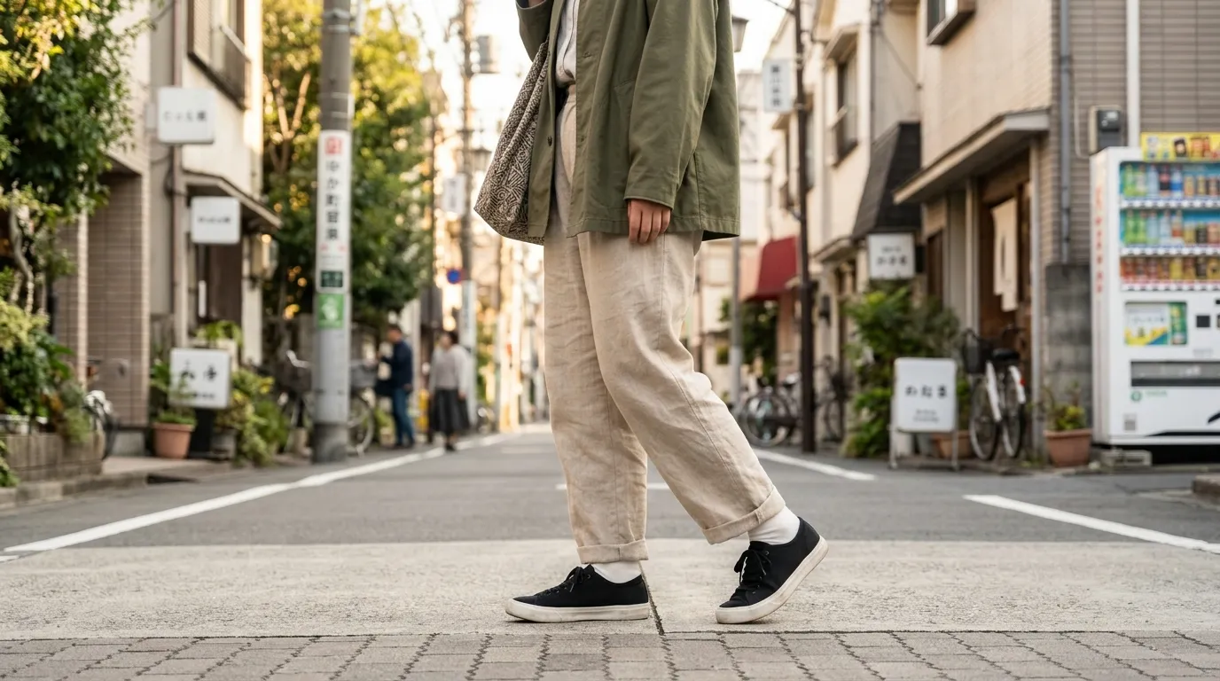 ① 無印 スニーカー 黒が人気の理由とは？シンプルだから長く愛される魅力.webp
