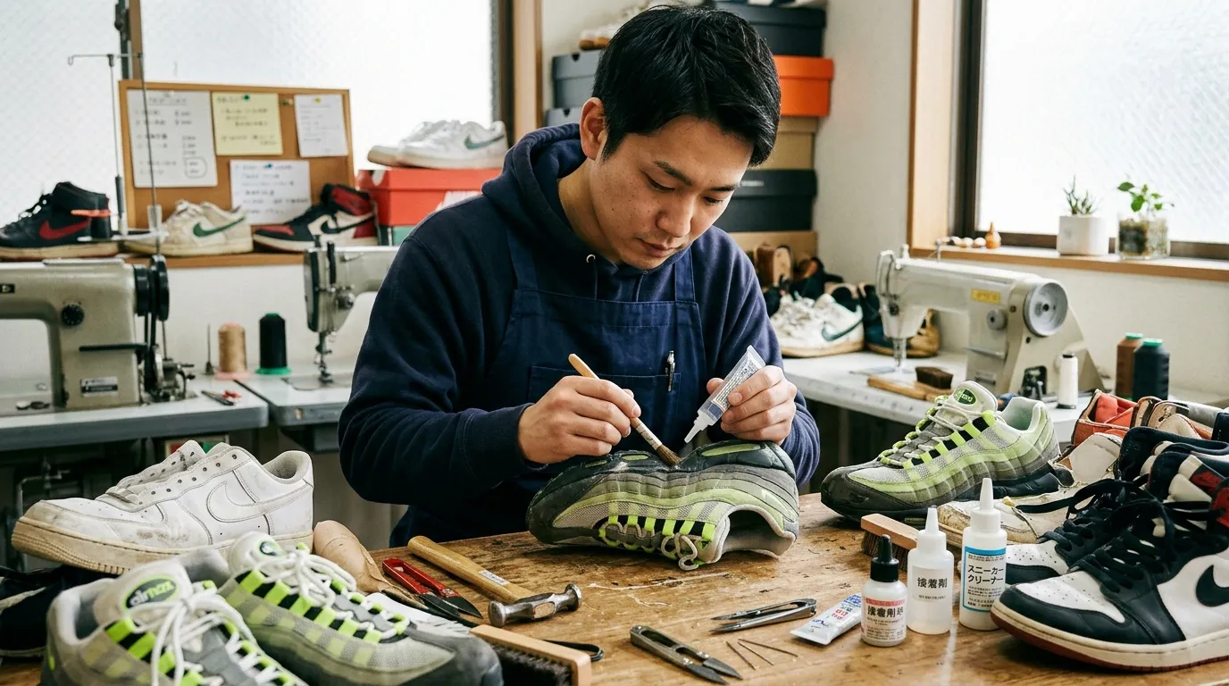 ナイキのスニーカーは修理できる？ スニーカー修理 ナイキの料金相場・修理方法・長く愛用するための完全ガイド